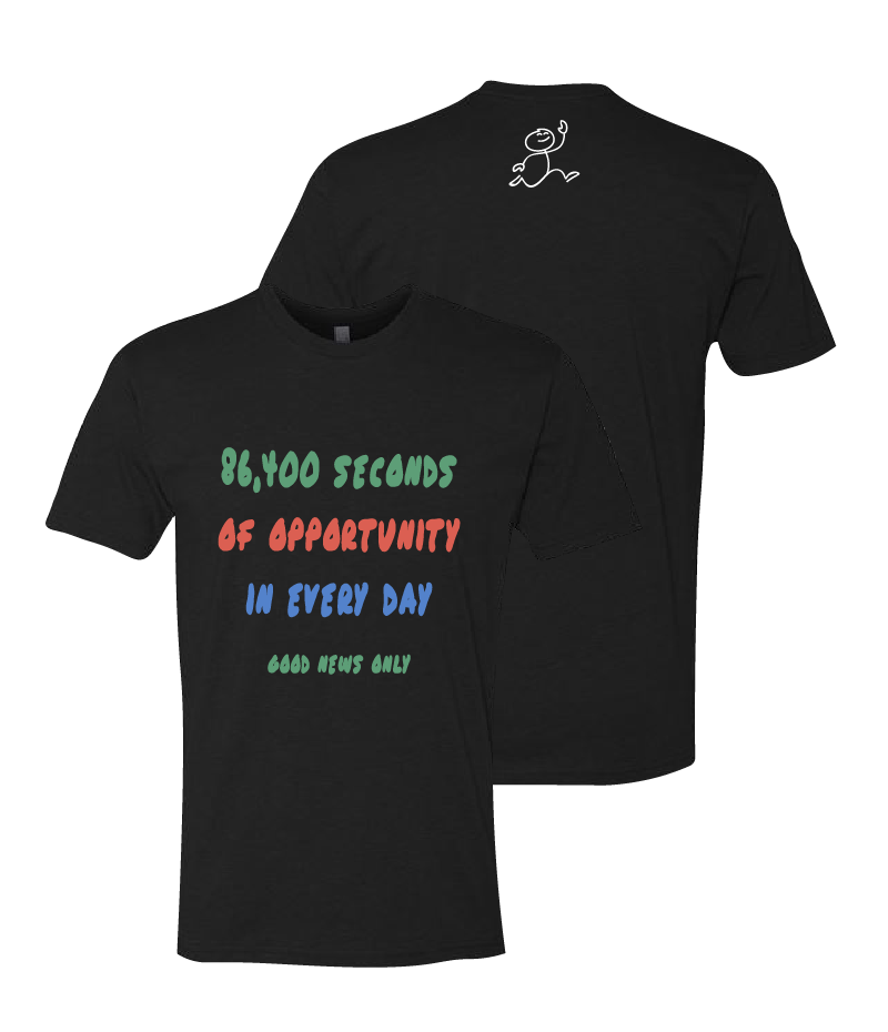 Black Good News Only T-Shirt