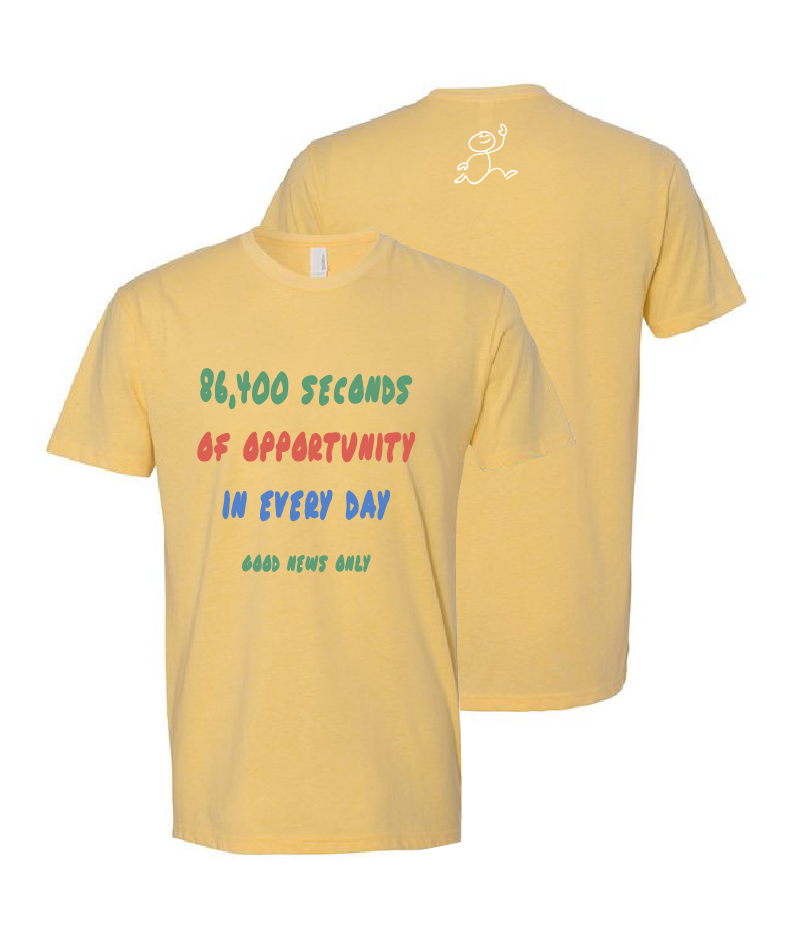 Yellow Good News Only T-Shirt
